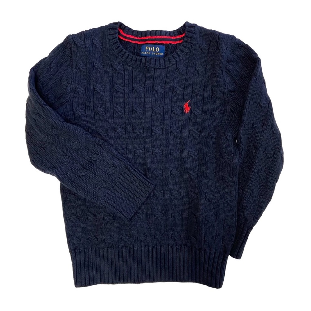 Polo by Ralph Lauren Boy’s Navy Sweater NWT Size 8
